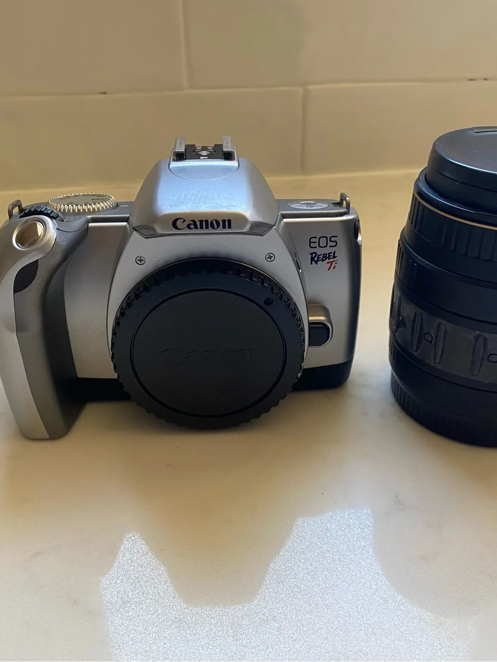 Canon Silver EOS Rebel Ti DSLR Camera